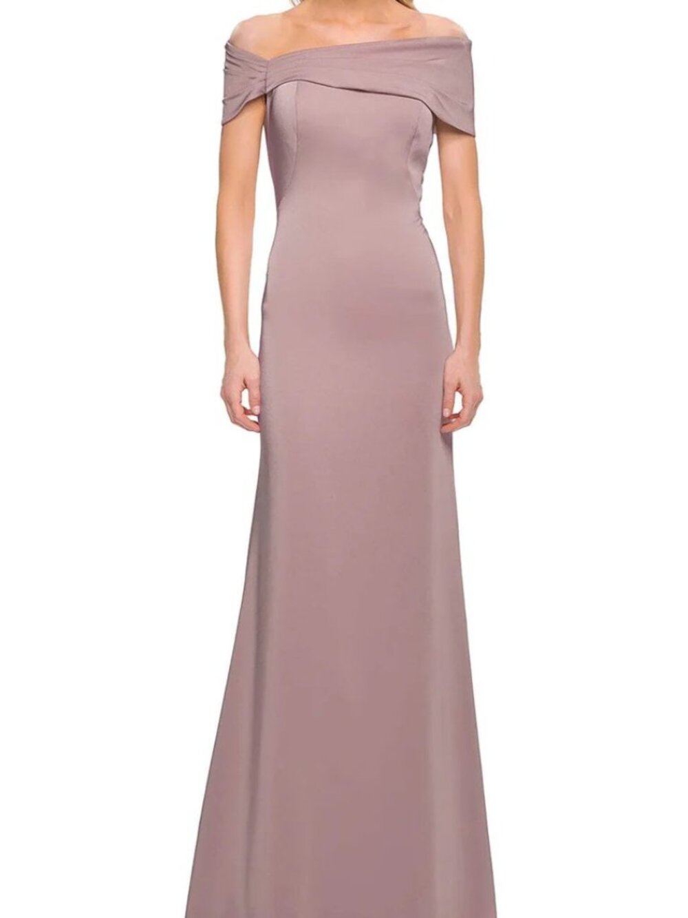 NWT La Femme 29537SC Evening Dress Mauve in Size 10